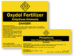 Custom ANSI Chemical Labels