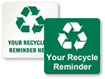 Custom Recycle Signs