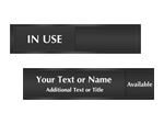 Engraved Slider Signs