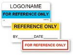 For Reference Only Labels