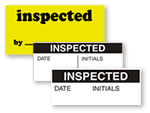 Inspected QC Labels
