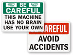 Be Careful Labels