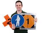 Military Division Flip Placards