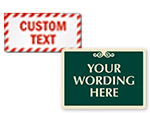 Mini Aluminum Signs