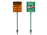 No Soliciting Signs for Yard