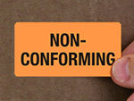 Non Conforming Inspection Labels