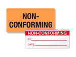 Non Conforming Inspection Labels