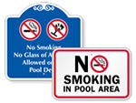 No Smoking in Pool Area