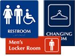 Changing Room Signs