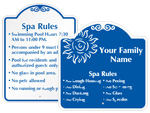 Swimming Pool Rules Signs 