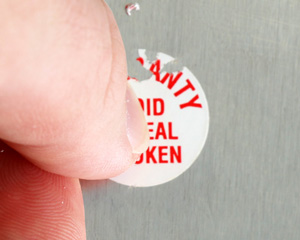 Caibration Label