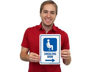 Consulting Room Hospital Sign