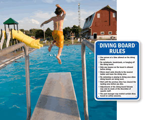 Diving Board Signs