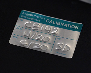 Calibration Label