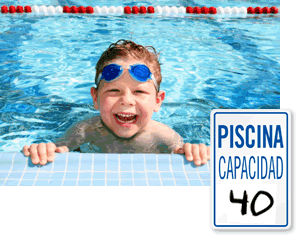 Spanish Pool Safety Signs