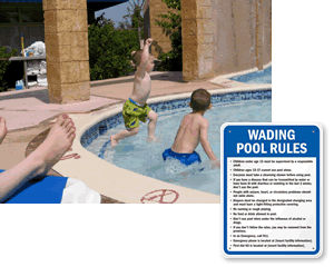 Wading Pool Signs