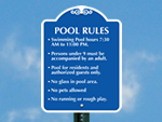  Pool Rules Signs