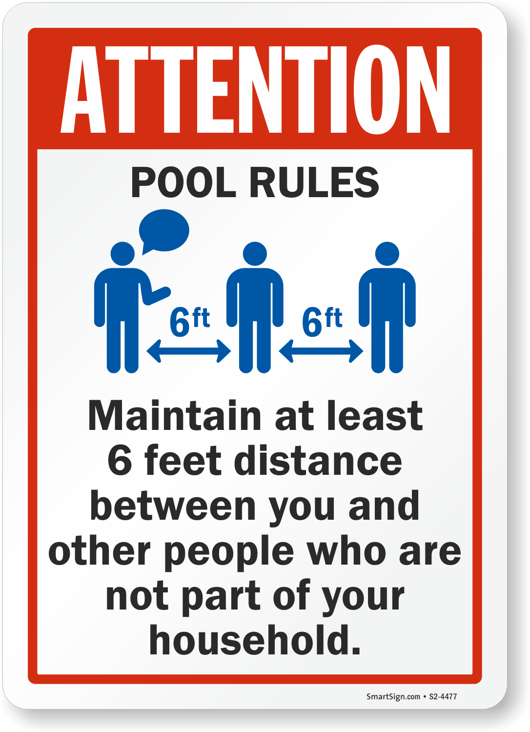 cdc pool signs