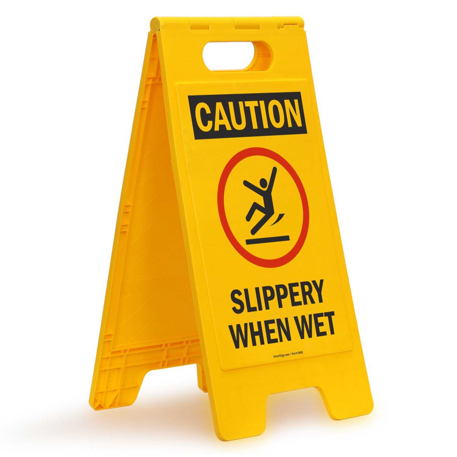 Caution Decking May Be Slippery At All Times Correx Safety Sign 300mm x 200mm. 