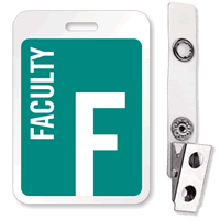 Reusable ID Name Badge