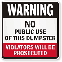 No Public Use Of This