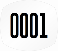 Oval Custom Template  Numbering