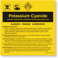 ANSI Chemical Label