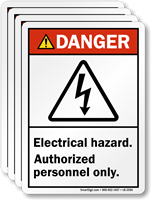 Electrical Hazard Authorized Personnel Only