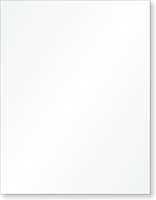 Blank Laser Printable Full Sheet Label 8.5in. x 11in.
