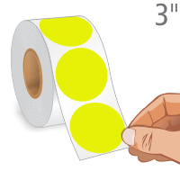 Yellow Color Coded Label