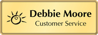 Custom Executive Logo Badge with Gold Frame