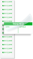 ½” x 1” Mini Calibration Label