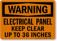 Electrical Panel Keep Clear