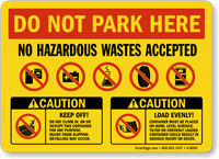 Do Not Park Sign