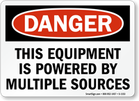 Equipment Powered By Multiple Sources