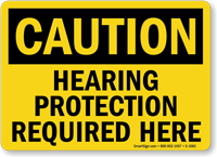 OSHA Caution  Sign