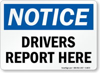 Notice Sign