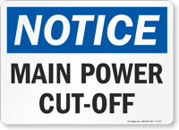 Notice  Sign