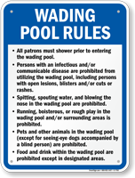 Wading Pool Rules for Rhode Island