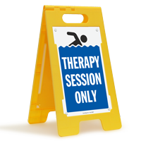 Therapy Session Only Floor Sign