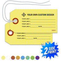 Double Sided Warehouse Tag