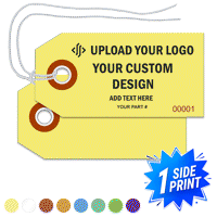Single Sided Warehouse Tag, (2.75" x 1.375")