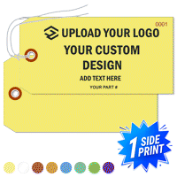 Single Sided Warehouse Tag, (5.75" x 2.875")