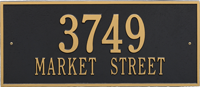 Hartford Estate Two Lines Wall Plaque