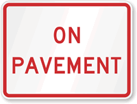 Emergency Parking Sign