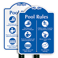 Pool Rules Symbol Signature Sign