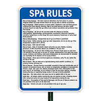 Colorado Spa Rules Sign