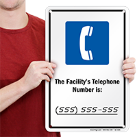 Facility Telephone Number Maryland Pool Sign