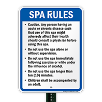 Missouri Spa Rules Sign