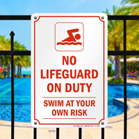 Lifeguard Signs